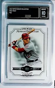 2012 Topps Museum Collection #83 Mike Trout GMA 10 - Picture 1 of 2