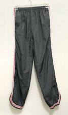 Wilson, Women Gray and Pink Athletic Long Pants with Inside Netting, Medium
