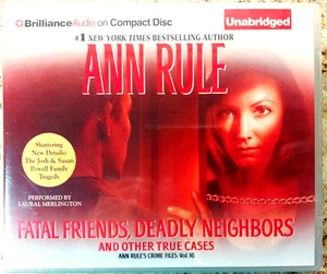 Fatal Friends, Deadly Neighbors, by Ann Rule, audio book on 11 CD's - Imagen 1 de 1