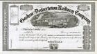 18_ Goshen & Deckertown Rw Stock Certificate