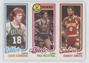1980-81 Topps Dave Cowens Paul Westphal Randy Smith #59-16-36 HOF