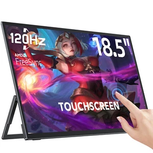 120Hz Portable Monitor 1080P Display Touch Screen Freesync Screen For Steam Deck - Picture 1 of 12
