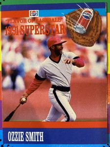 Ozzie Smith - 1991 Pepsi Flavor of Baseball Superstars Food #12 Free Ship HOF
