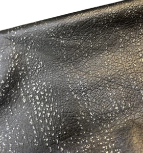 11 sq. ft. Black and Silver Goat Leather Hide Skin Workshop Crafting 2.5oz - Picture 1 of 3