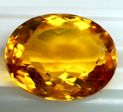 AAA+ 90.05 Ct. Large Yellow Citrine Oval Cut Loose Gemstone Gift for Birthday - Image 1 of 4