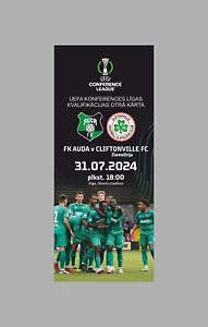 AUDA Latvia CLIFTONVILLE Northern Ireland 31 July 2024 ECL OFFICIAL Support Club - Picture 1 of 1