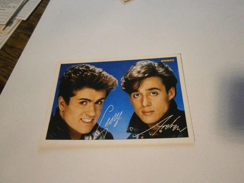 Wham ++ Bravo-Autogrammkarte ++ AK ++ TOP ++ - Bild 1 von 1