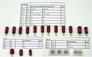 Sega Game Gear Kondensatoren - ReCap - Capacitors - Kit - Bild 1 von 5
