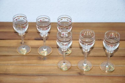 6x Joska Waldglashütte Schnapsglas Gläser Kristall mundgeblasen - unbenutzt - - Bild 1 von 4