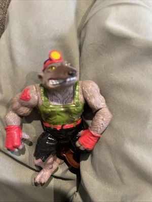 1991 TEENAGE MUTANT NINJA TURTLES 4.5" DIRTBAG ACTION FIGUREPLAYMATES TMNT - Image 1 of 4