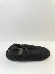 0276 UGG Damen Plüsch Slipper Fuzzy Schwarz - US 9 - Bild 1 von 5