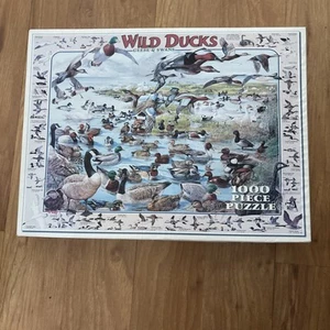 White Mountain Puzzle - Wild Ducks, Geese & Swans, 1000 pieces - Complete 2004 - Picture 1 of 2