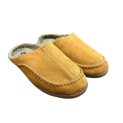 Zapatilla zueco Clarks puntada de béisbol sin cordones punta redonda amarilla para hombre 11M  Foto 1 de 4