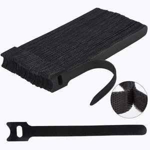 60 PCS 6 Inches Reusable Cable Ties, Adjustable Cord Straps, Cable Organizer, Co - Afbeelding 1 van 7