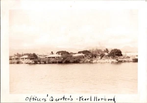 Vtg Photo 1946 Honolulu Hawaii Pearl Harbor US Navy Military Officers Quarters - Picture 1 of 1