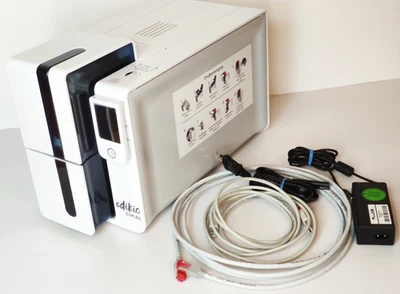 Stampante Evolis Edikio Duplex Wireless Trasferimento Termico Formato Carta di Credito - Immagine 1 di 4