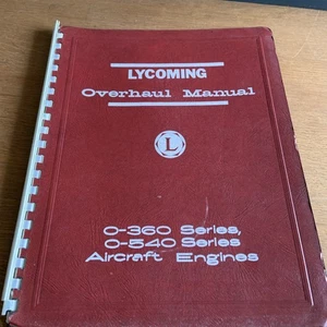 Vintage Lycoming Overhaul Manual 0-360 0-540 Aircraft Engines Aeronautical 1960 - Picture 1 of 5