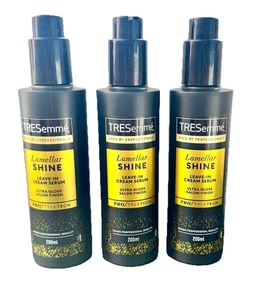 TRESemmé Lamellar Shine Leave-In Cream Serum Ultra Gloss Salon Finish 200ml x 3 - Picture 1 of 3