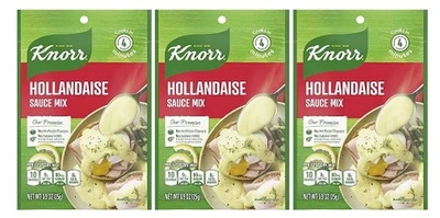 Paquete de 3 paquetes de mezcla de salsa holandesa Knorr Foto 1 de 2