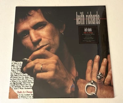 KEITH RICHARDS TALK IS CHEAP (30TH ANNIVERSARY) - BLACK VINYL LP 180GSM **NEW** - Image 1 of 3
