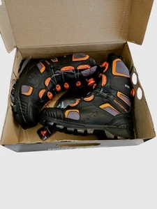 Men's Motorfist Alpha Snowmobile Boots, Black/Orange, US Size 12 20898-6012. - Picture 1 of 10