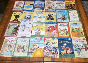 Lot 24 Level 2 Leser Tiere Lot MIX Buchpaket Step Into Reading Scholastic - Bild 1 von 5