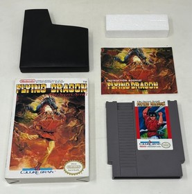 NES Nintendo - Flying Dragon The Secret Scoll - CIB Complete / Clean & Tested