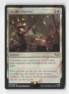 For the Emperor! (Surge Foil) Universes Beyond: Warhammer 40,000 #12 Rare - Picture 1 of 2