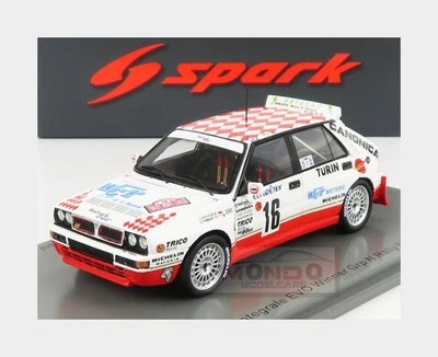 1:43 SPARK Lancia Delta Hf Integrale Evo #16 Winner Rally Montecarlo 1993 S9026 - Immagine 1 di 2