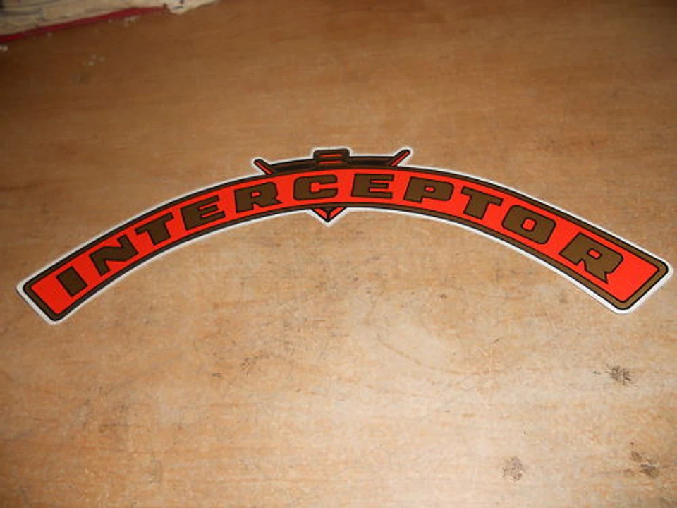 1958 1959 FORD FAIRLANE CUSTOM GALAXIE INTERCEPTOR V8 AIR CLEANER TOP LID DECAL - Image 1 of 1