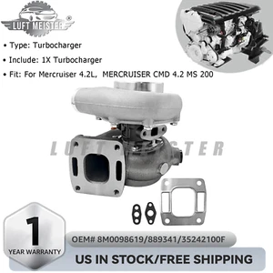 Nuevo turbocompresor 8M0098619 para MERCRUISER CMD QSD 4.2 S200W 889341 35242100F - Imagen 1 de 14