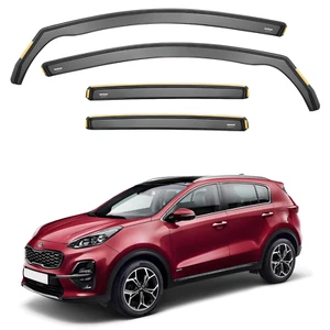 ISPEED Wind Deflectors for Kia Sportage MK4 2016-2021 4pc Set Visors Accessories - Picture 1 of 10