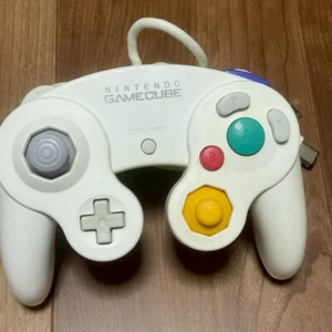 For Parts Official Nintendo White Controller Gamecube Switch smash Wii U - Picture 1 of 16