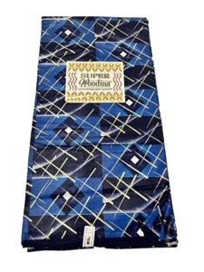 Eleganter & atemberaubender afrikanischer Ankara Wachsdruck, 100 % Baumwolle, verkauft von 6 Yards - Bild 1 von 1