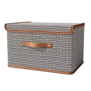 Collapsible Fabric Cube Storage Bins Large Home Organizer Boxes Clothes Baskets - Picture 1 of 18