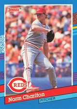 Norm Charlton 1991 Donruss #384 Cincinnati Reds