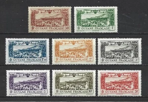 French GUIANA  1933. Complète set 8 mint stamps**  Air Mail  (9158) - Picture 1 of 1