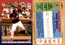 Deshaun Brooks 2008 Grandstand Lowell Spinners #NNO Card *AutographDen*