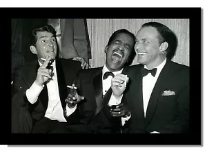 Poster Inspired By The Rat Pack Drama Film Picture Laughing Frank Sinatra Photo - Picture 1 of 7