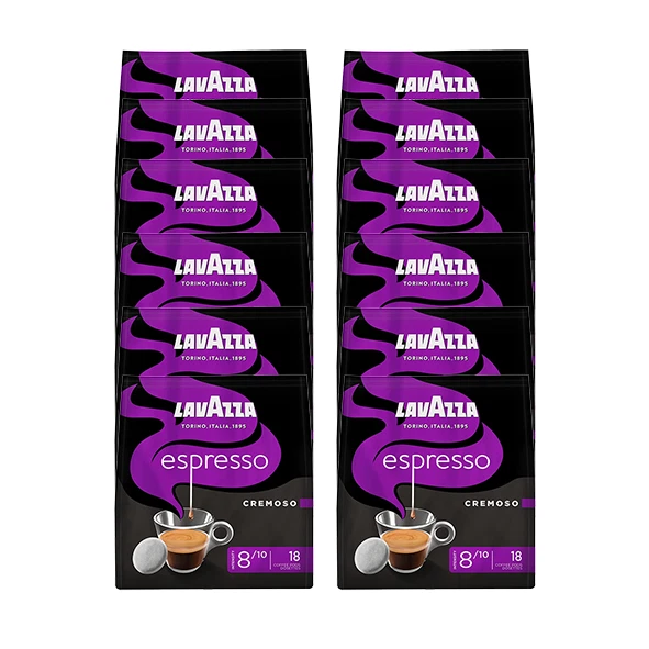 Lavazza espresso Cremoso, 18 Kaffeepads 12er Pack - Bild 1 von 1