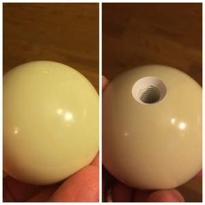 Automatic Shifter Knob Custom Pool Ball Gear Shift Knob - Threaded Billiard Ball Shifter For Manual Transmission Cars Racing Shift Knob