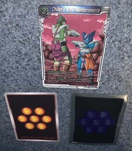 Dragon Ball Super (EB1-22 C) Chilled's Army Reinforcements HOLOFOIL Card +2Items - Picture 1 of 24