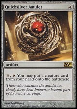 MTG Quicksilver Amulet Italian PLAYED/DAMAGED-Amulet of Mercury-m12