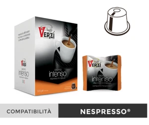 100 Capsules Caffè Verzì Blend Aroma Intense Compatible Nespresso 100% Verzi - Picture 1 of 1