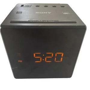 Sony ICF-C1 Alarm Clock Radio - Black - Picture 1 of 6