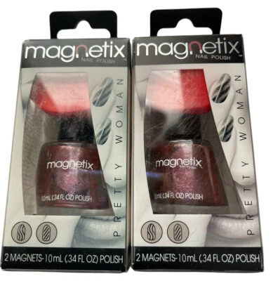 2x Magnetix Pretty Woman Esmalte de Uñas Rosa Malva FH7751 NUEVO Foto 1 de 3