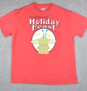 Star Wars Mandalorian Shirt Mens Extra Large 47" Red Grogu Funny - Picture 1 of 6
