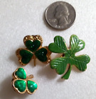 LOT OF 3 Lucky Charm  Lapel Hat Pin Button Vintage