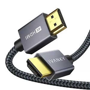 iVANKY Gold pt HDMI Cable 7.5M, 4K@60Hz High-Speed HDMI 2.0 Cable Braided 4K HDR - Picture 1 of 8