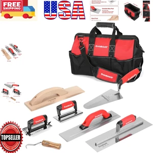 Ergonomic 8-Piece Masonry Tool Set with Storage Bag – Built for Professionals - Picture 1 of 9